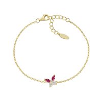 Armband Amen Dame Petali in Silber Zircone BRBUTGBCI